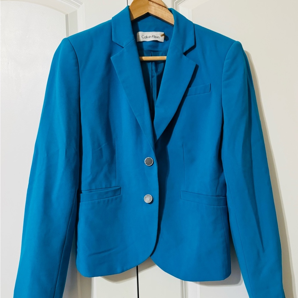 Calvin Klein Women's Blue Blazer